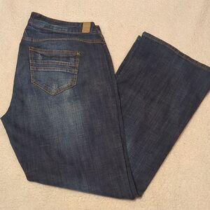 Maurices Flare Jeans Womens Size  Molli Midrise Denim Pants 14 36X32
